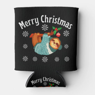 Merry Christmas Can Cooler