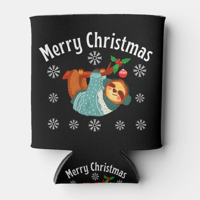 Merry Christmas Can Cooler (Front)