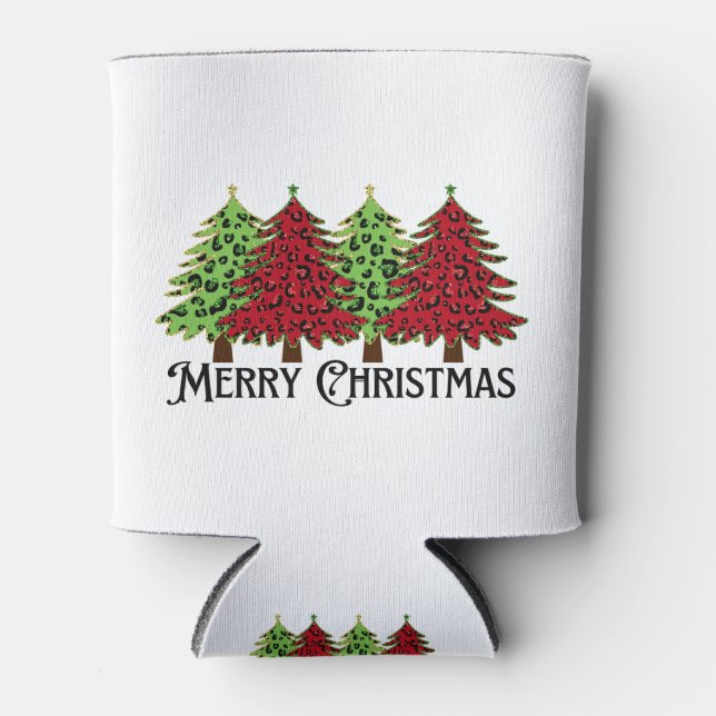 Merry Christmas  Can Cooler (Front)