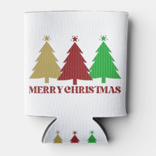 Merry Christmas Can Cooler