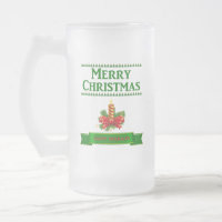 Merry Christmas Candle (grn/red)