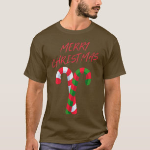 Merry Christmas Candy Cane 751 T-Shirt