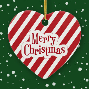 Merry Christmas, Candy Cane Ornament