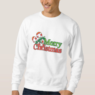 Merry Christmas Candy Cane Shirt Jacket Sweatshirt