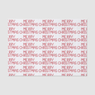 Merry christmas candy cane tissue paper
