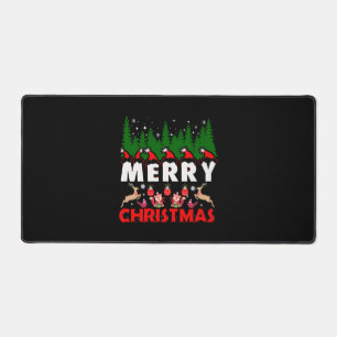Merry Christmas Canvas Christian Christmas Jesus Desk Mat