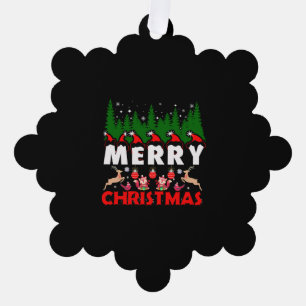 Merry Christmas Canvas Christian Christmas Jesus Tree Decoration Card