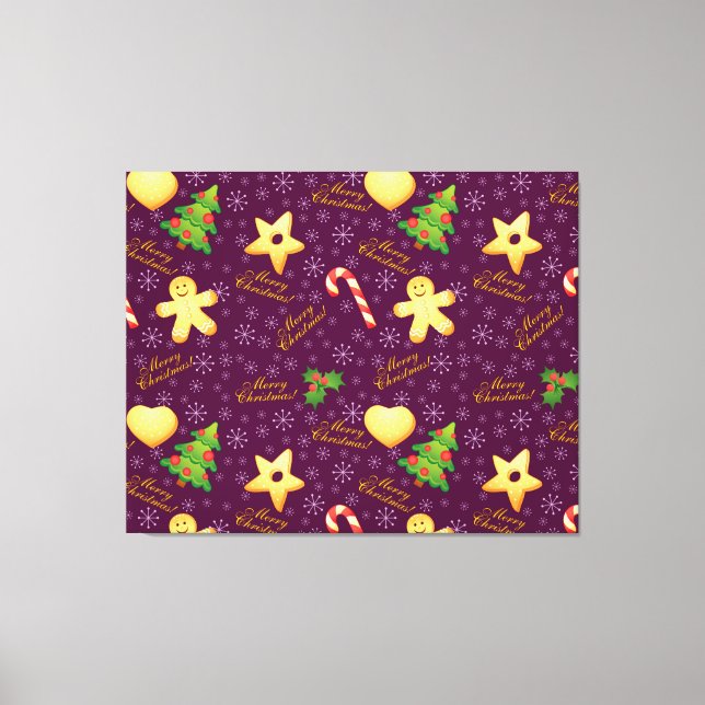 Merry Christmas Canvas Print (Front)