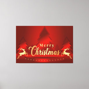 Merry Christmas Canvas Print