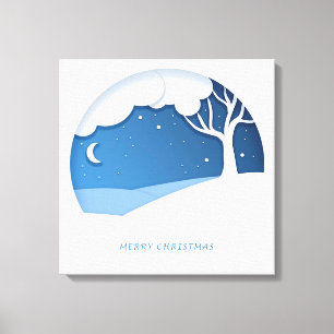 Merry Christmas Canvas Print
