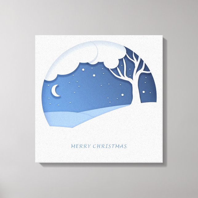 Merry Christmas Canvas Print (Front)