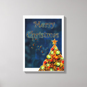 Merry Christmas Canvas Print