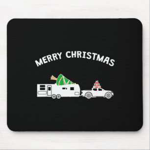 Merry Christmas - Caravan Camper Rv Trailer Christ Mouse Mat