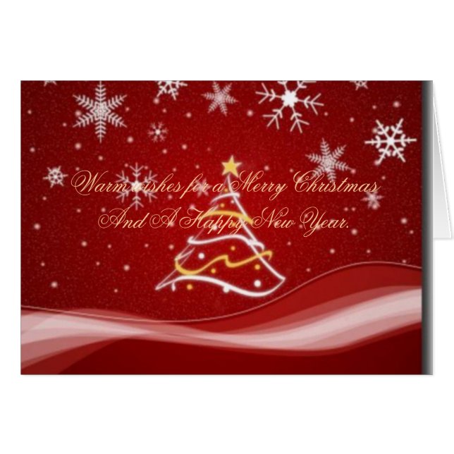 Merry Christmas Card (Front Horizontal)