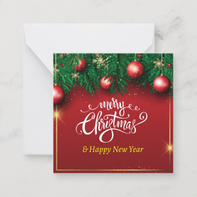 Merry Christmas Card (Front)