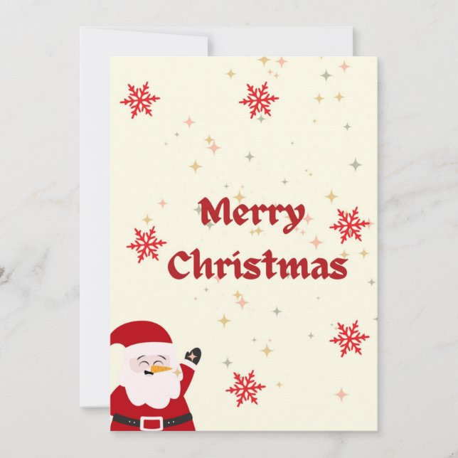 MERRY CHRISTMAS CARD (Front)