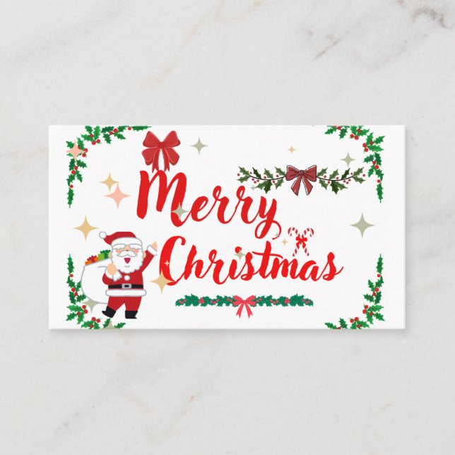 Merry Christmas card (Front)