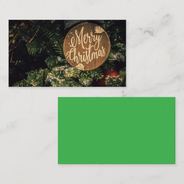 Merry Christmas card (Front/Back)