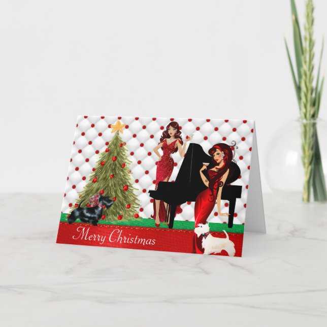 Merry Christmas Card from Sophisticated Lesbian (Front)