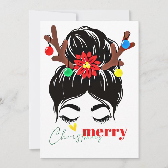 Merry Christmas Card, Invitation (Front)