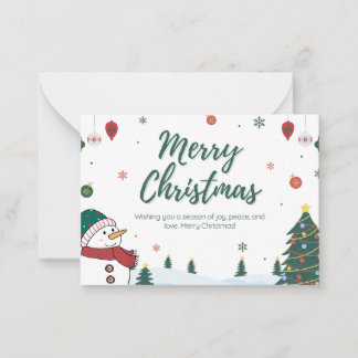 Merry Christmas Card ( wishing card ).