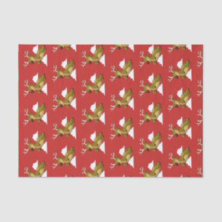 Merry Christmas Cartoon Flying Reindeer Cute Tissue Paper