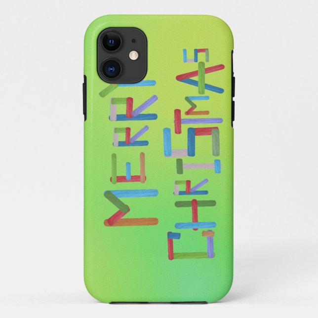 Merry Christmas Case-Mate iPhone Case (Back)