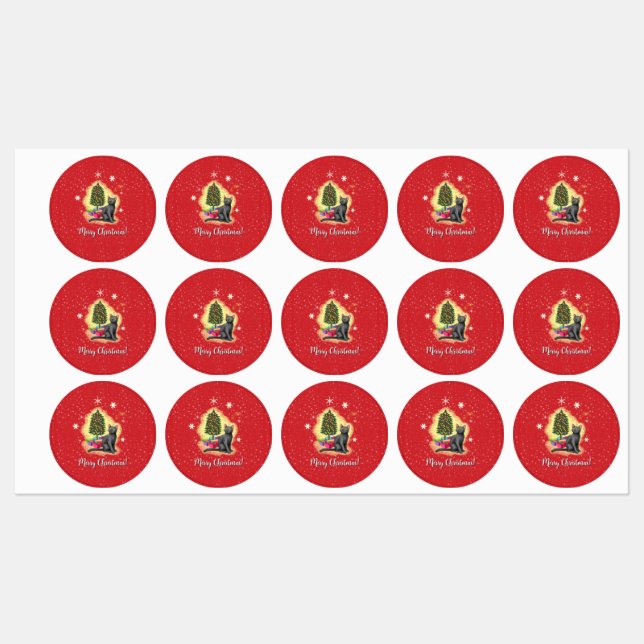 Merry Christmas Cat (Sheet)