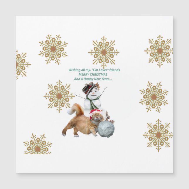 Merry Christmas Cat Lovers (Front)