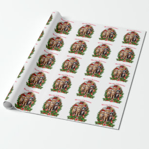 Merry Christmas Cats Wrapping Paper