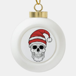 Merry Christmas Ceramic Ball Christmas Ornament