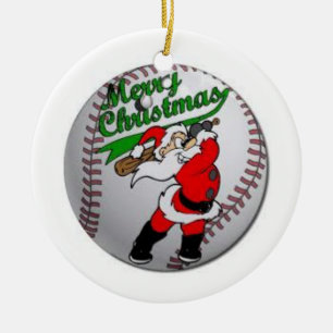 Merry Christmas Ceramic Ball Ornament