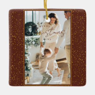 Merry Christmas  Ceramic Ornament
