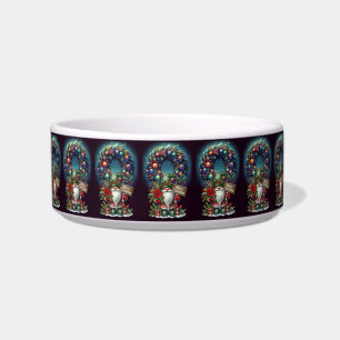 MERRY CHRISTMAS Ceramic Pet Bowl