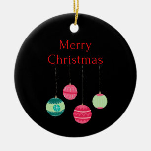 merry christmas ceramic tree decoration