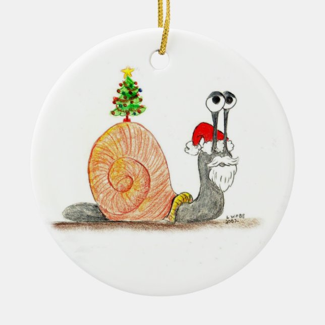Merry Christmas Ceramic Tree Decoration (Front)