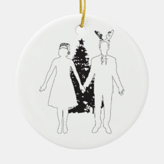 Merry Christmas Ceramic Tree Decoration