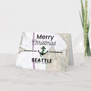 Merry Christmas Chart-Seattle Holiday Card