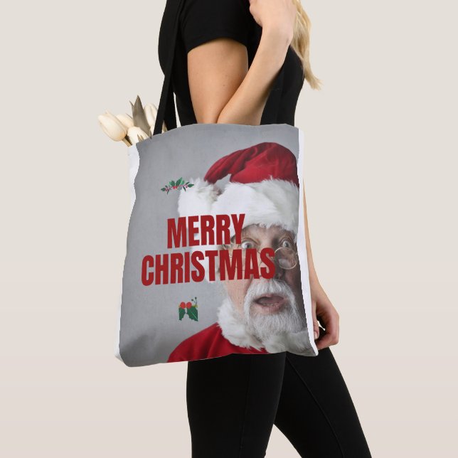 Merry Christmas Cheer Tote Bag (Close Up)