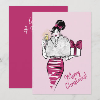 Merry Christmas Cheers Holiday Card