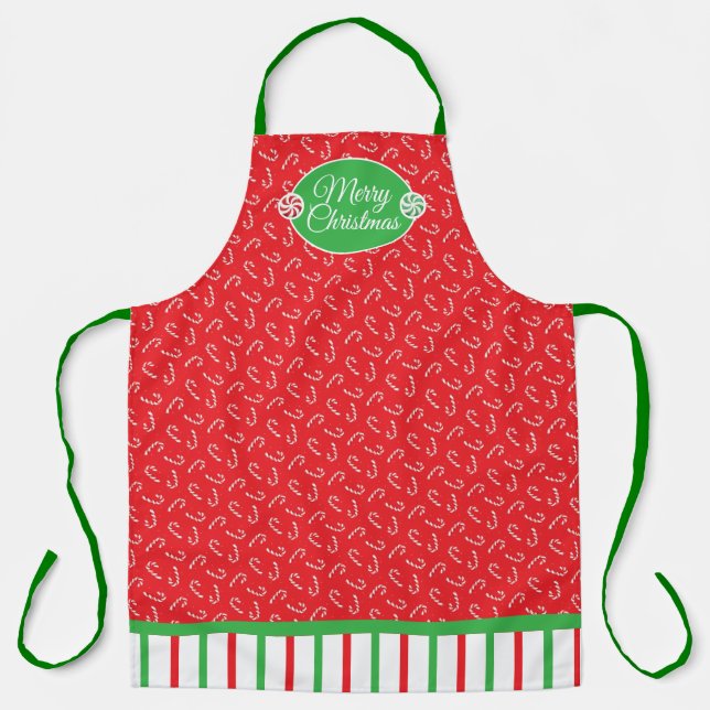Merry Christmas Chef Apron (Front)