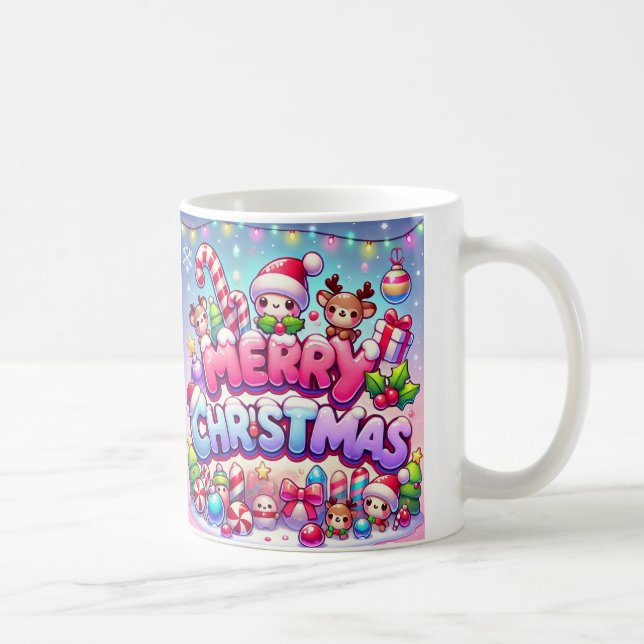  "Merry Christmas Chibi Wonderland" Coffee Mug (Right)