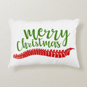 Merry Christmas, Chiropractic Christmas Decorative Cushion