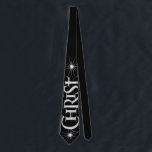 Merry CHRISTmas Christian Chalkboard Calligraphy Tie<br><div class="desc">We say 'Merry CHRISTmas' all the time, but often forget the origin of the words. This art features original hand lettering that focuses on the true meaning of Christmas, simply and elegantly in the fashionable chalkboard look. Show your CHRISTmas spirit to family and friends when they come over to for...</div>
