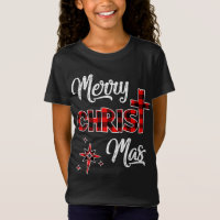 Merry Christmas Christians Gifts Buffalo Plaid Paj