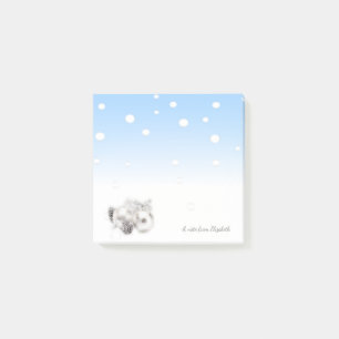 Merry Christmas,Christmas Balls -Personalised Post-it Notes