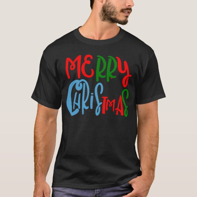 Merry Christmas - Christmas Cute T-Shirt (Front)