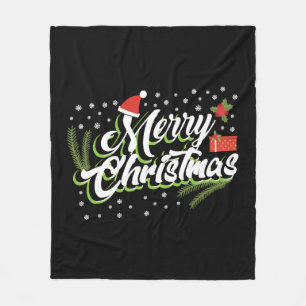 Merry Christmas - Christmas design Fleece Blanket