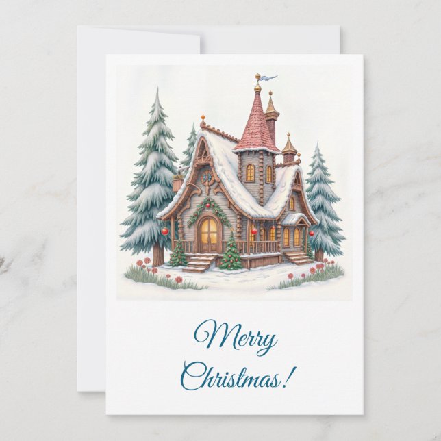 Merry Christmas! Christmas greetings. Holiday Card (Front)