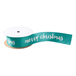 Merry Christmas Christmas Holiday Ribbon Satin Ribbon